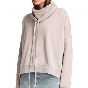 Allsaints Tubo Sweatshirt - blush cropped - S